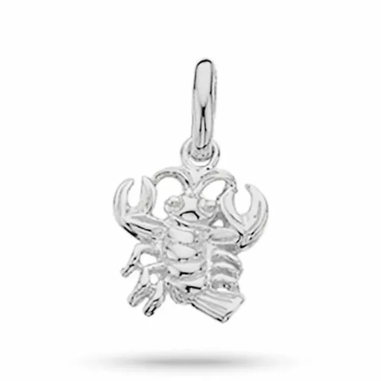 Elegant Scrouples sternzeich krebs Anhänger in Silber