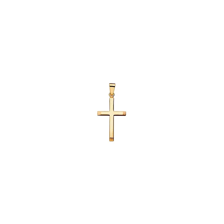 Scrouples Kreuz Anhänger in 8 Karat Gold