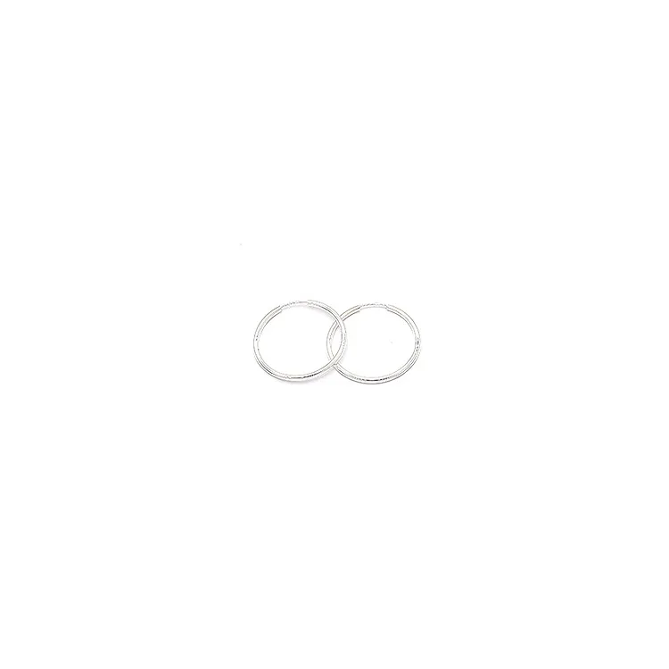 50 mm Scrouples Kreole in Silber