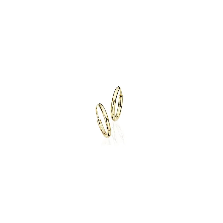 15 mm scrouples kreole in 8 karat gold
