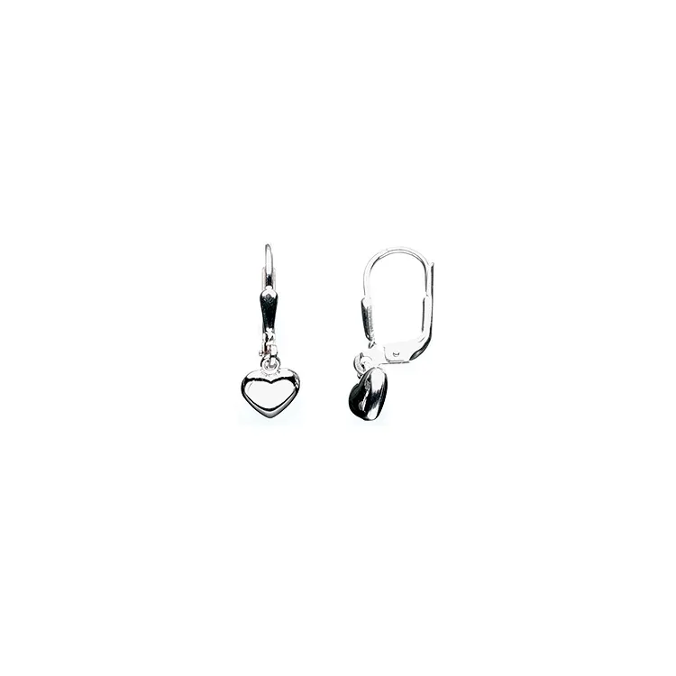 Scrouples Herz Ohrringe in Silber
