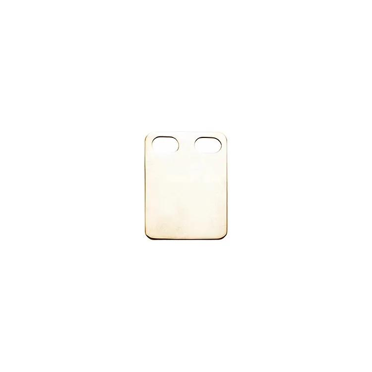 Scrouples ID-Blech in 8 Karat Gold