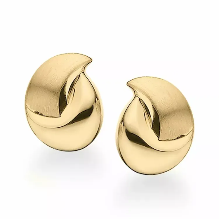 Scrouples Ohrclips  in vergoldetem Sterlingsilber