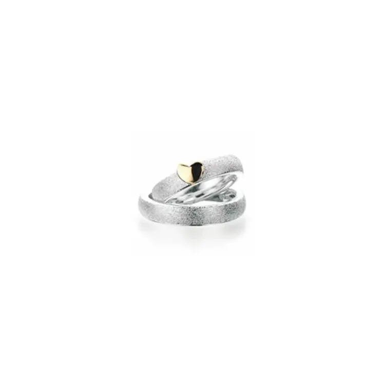 Scrouples trauringe in Silber und Gelbgold