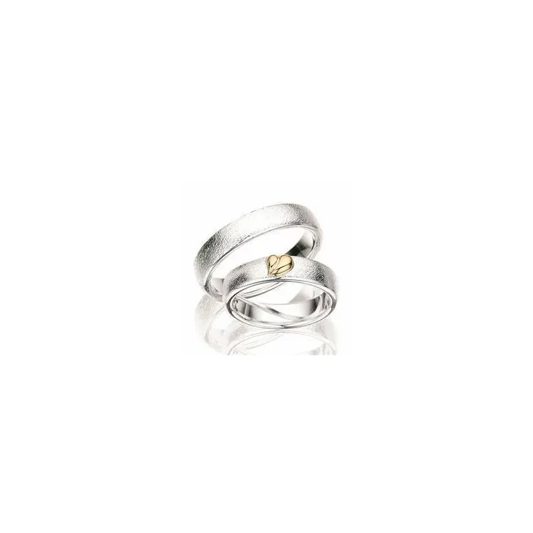 Scrouples trauringe in Silber und Gelbgold