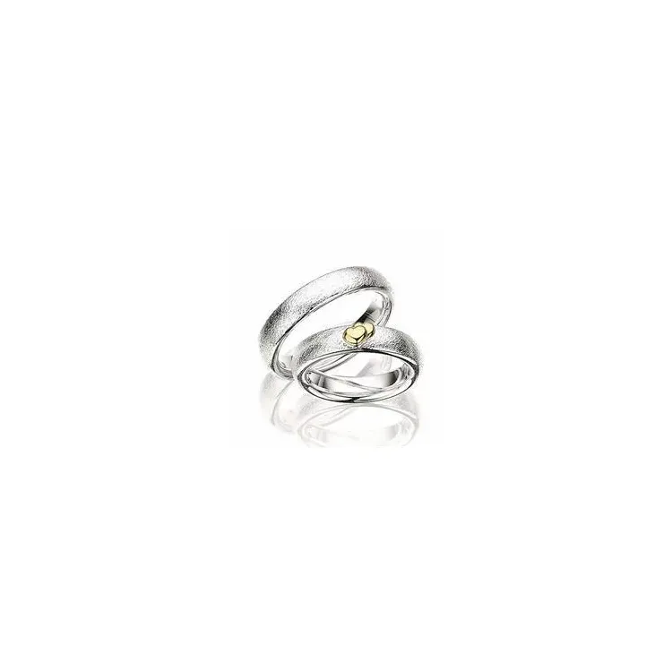 Scrouples trauringe in Silber und Gelbgold