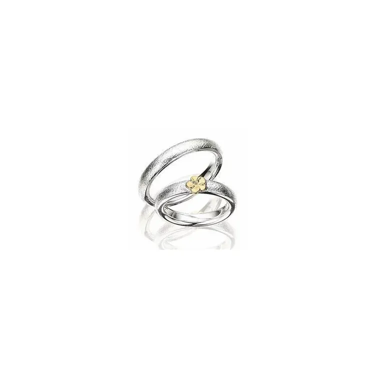 Scrouples trauringe in Silber und Gelbgold