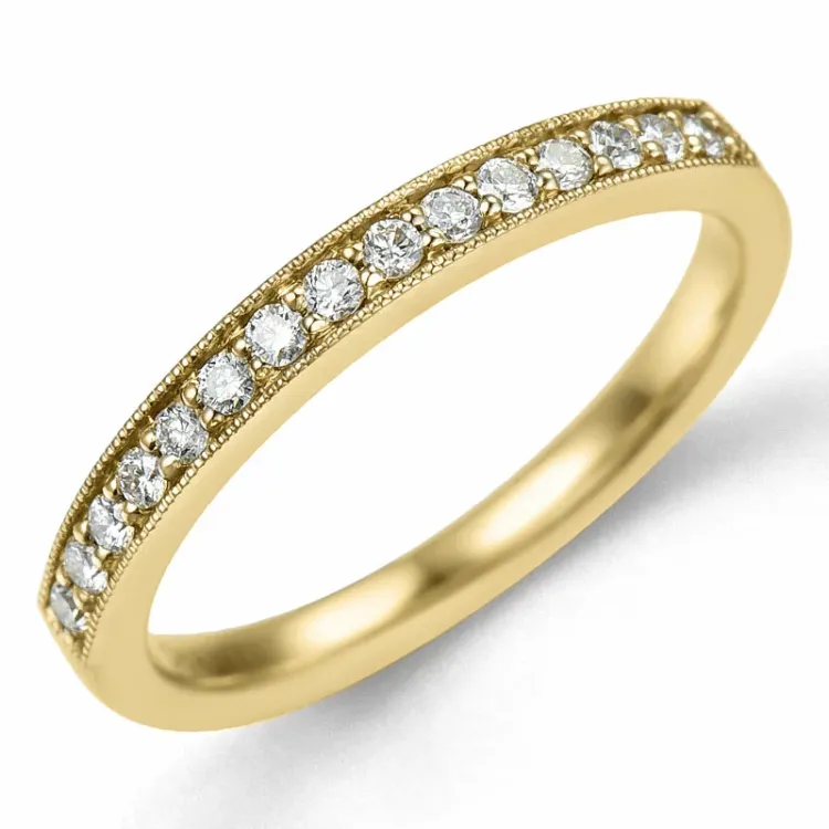 Diamant Ring in 14 Karat Gold 0,195 ct