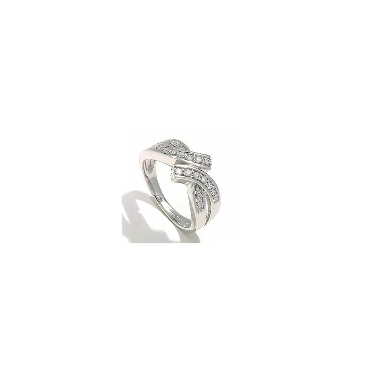 Weißgold Ring in 14 Karat Weißgold 0,26 ct