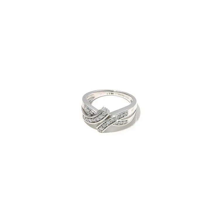 Weißgold Ring in 14 Karat Weißgold 0,26 ct
