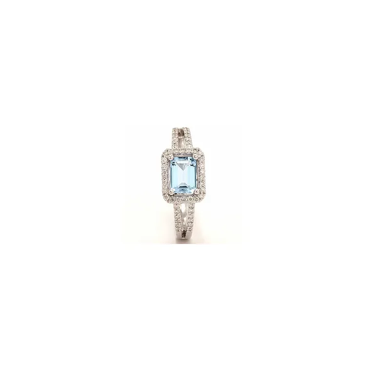 Diamantring in 14 Karat Weißgold 0,25 ct 1,20 ct