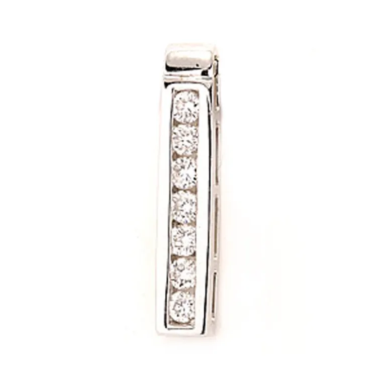 Anhänger in 14 karat Weißgold 0,36 ct