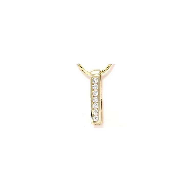 Diamantanhänger in 14 karat Gold 0,36 ct