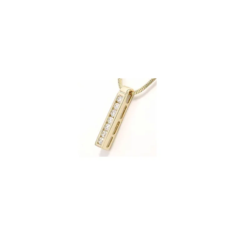 Diamantanhänger in 14 karat Gold 0,36 ct