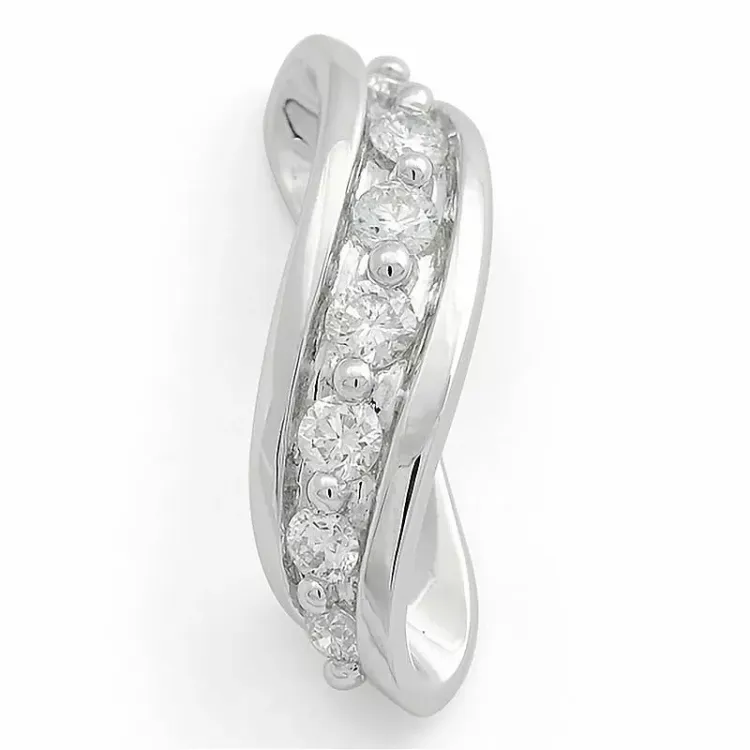 Diamant Anhänger in 14 karat Weißgold 0,25 ct
