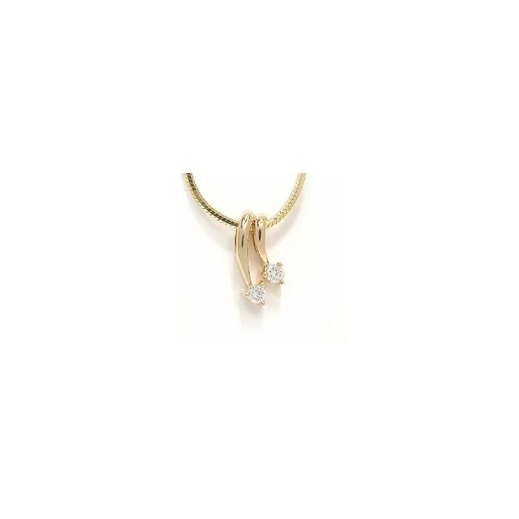 Anhänger in 14 karat Gold 0,15 ct