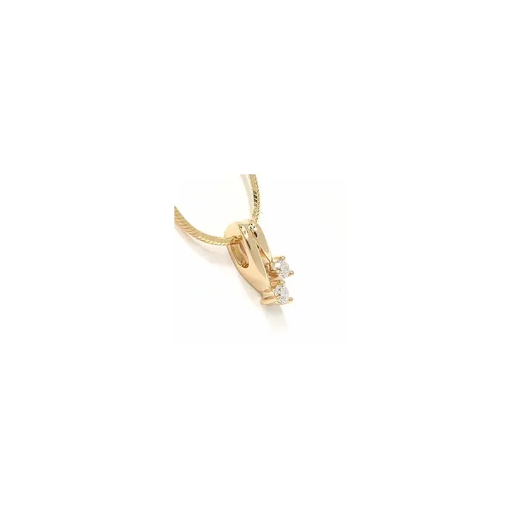 Anhänger in 14 karat Gold 0,15 ct