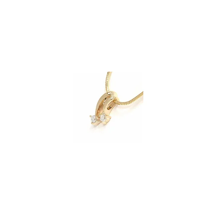 Anhänger in 14 karat Gold 0,15 ct