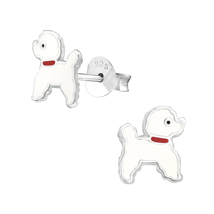 Hunde Ohrringe in Silber - Little Ones