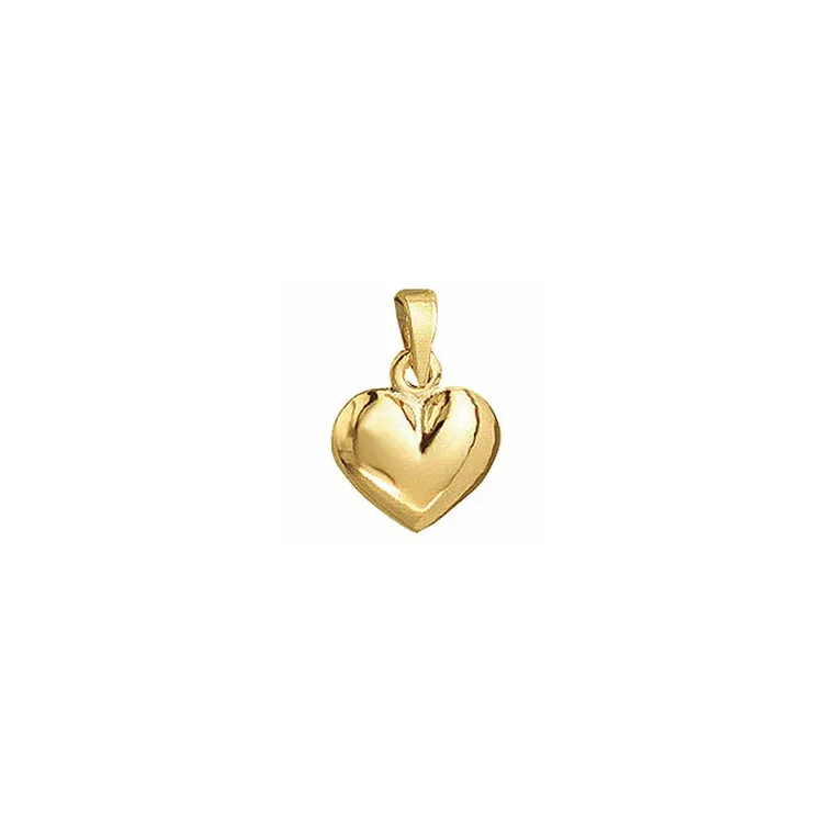 10 x 12 mm Aagaard Herz Anhänger in 8 Karat Gold