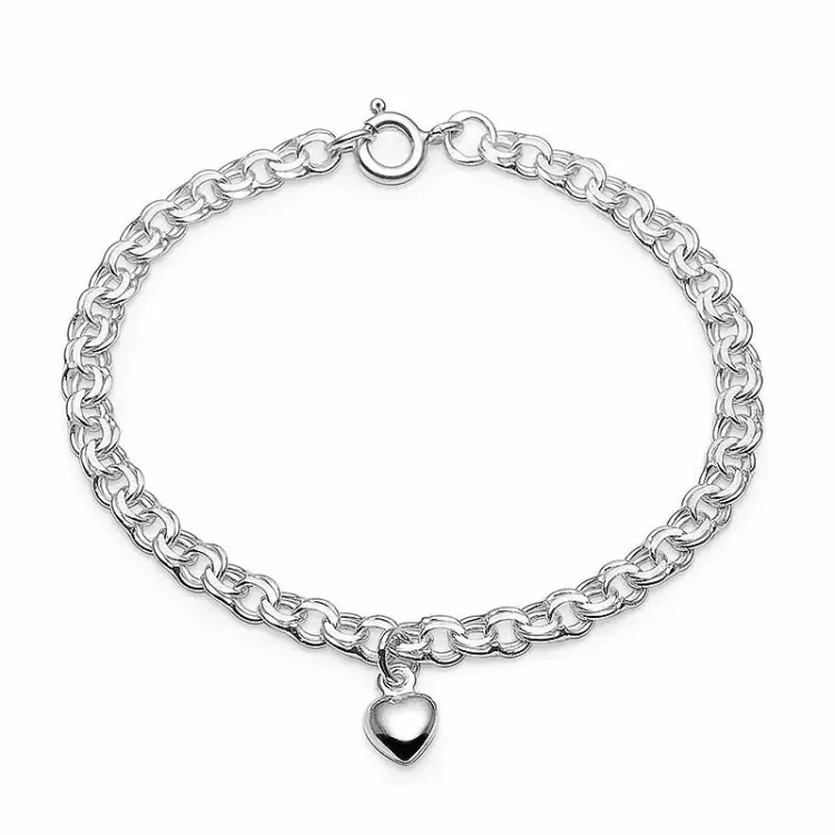 Aagaard Herz Armband in Silber