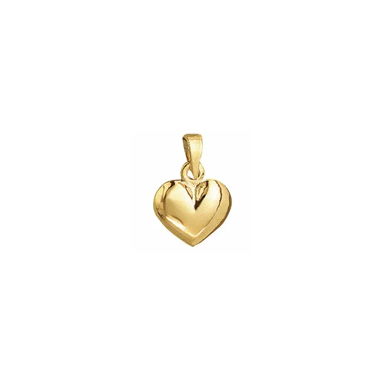 11 x 12 mm Aagaard Herz Anhänger in 14 Karat Gold