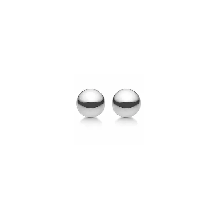 9 mm Aagaard Kugel Ohrstecker in Silber