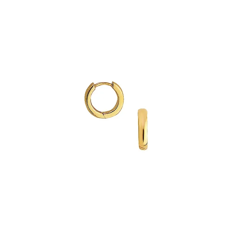 10 mm aagaard kreole in 8 karat gold
