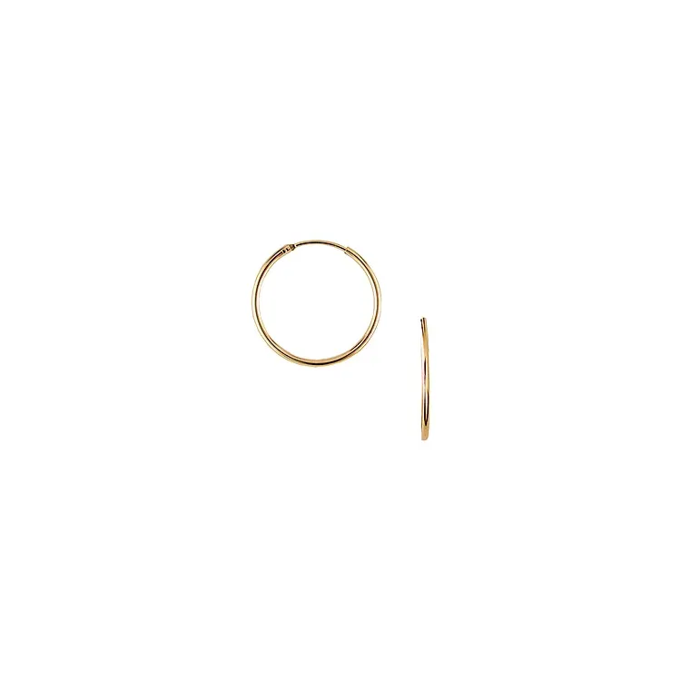 25 mm Aagaard Kreole in 8 Karat Gold