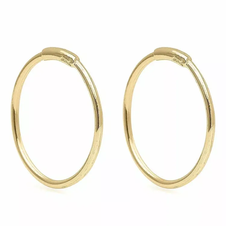 16 mm Aagaard Kreole in 14 Karat Gold