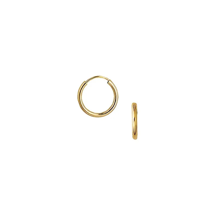 16 mm Aagaard Kreole in 14 Karat Gold