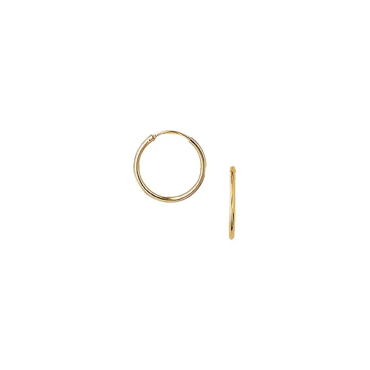 19 mm Aagaard Kreole in 14 Karat Gold