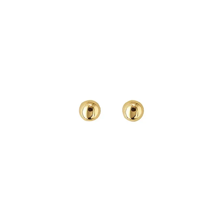 5 mm Aagaard Kugel Ohrstecker in 14 Karat Gold