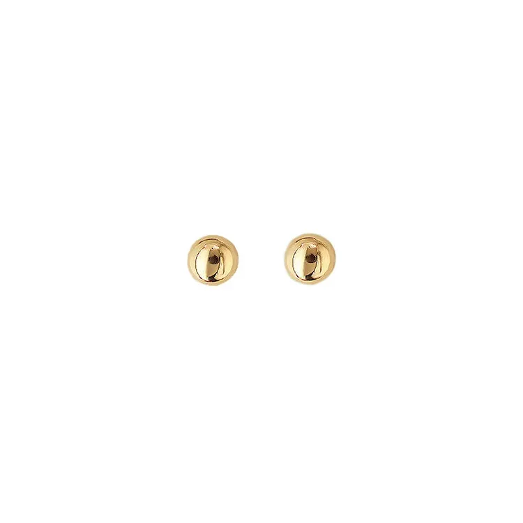 6 mm Aagaard Kugel Ohrstecker in 14 Karat Gold