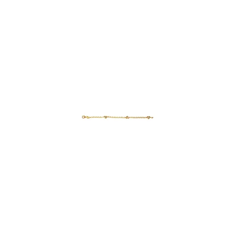 Aagaard Herz Armband in 8 Karat Gold