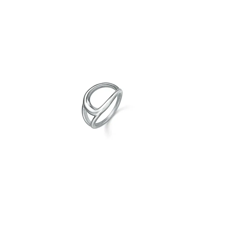 Støvring Design Ring in rhodiniertem Silber