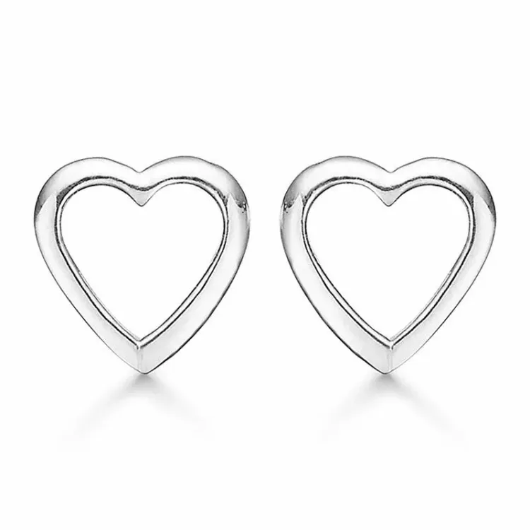 Støvring Design Herz Ohrringe in Silber