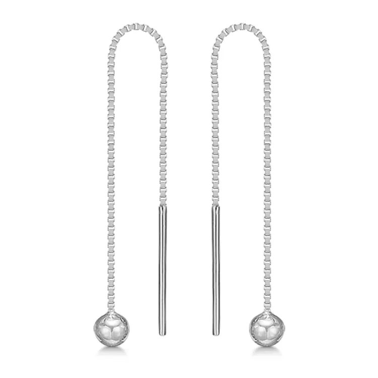 Støvring Design Kugel Ohrhänger in Silber