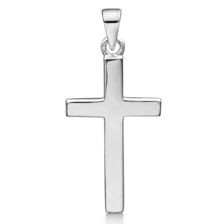 13 x 20 mm Støvring Design Kreuz Anhänger in Silber