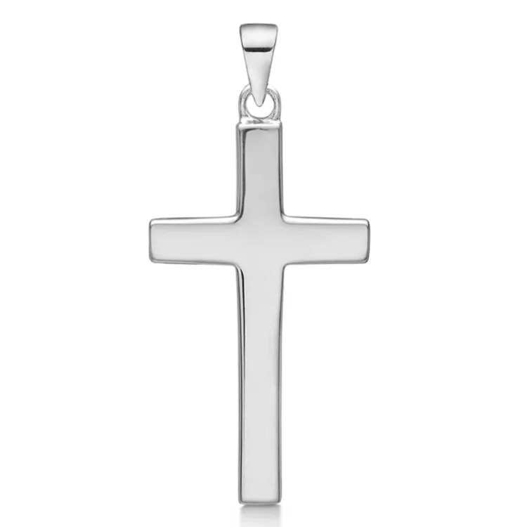 15 x 26 mm Støvring Design Kreuz Anhänger in Silber