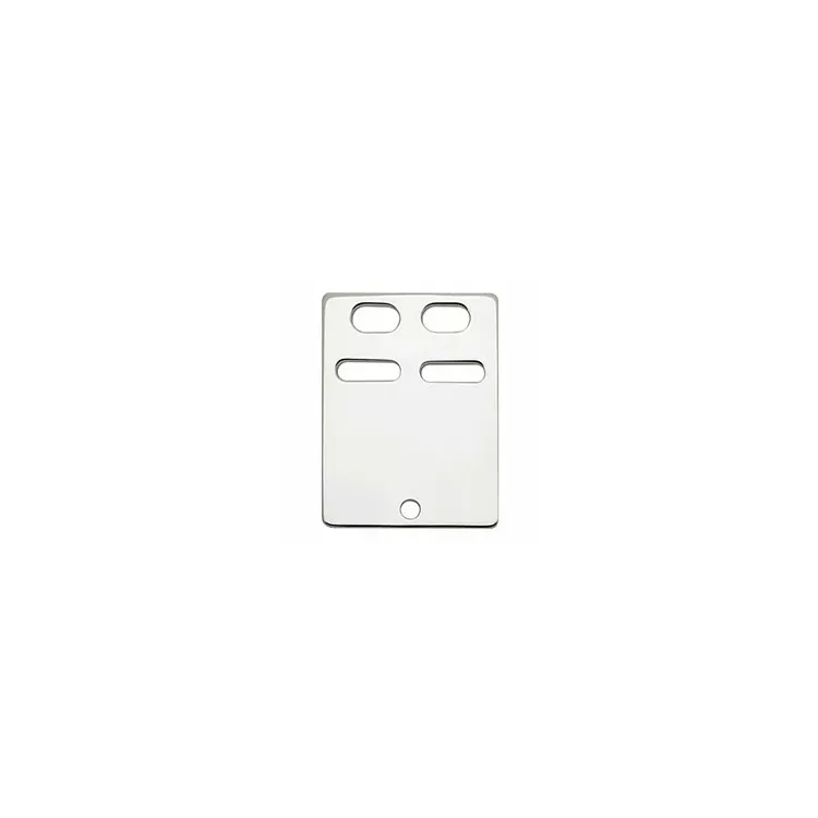 Støvring Design viereckigem ID-Blech in Silber