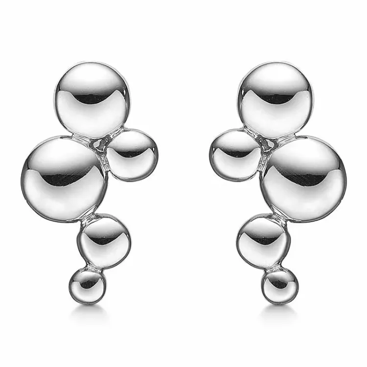 Støvring Design Kreis Ohrringe in Silber