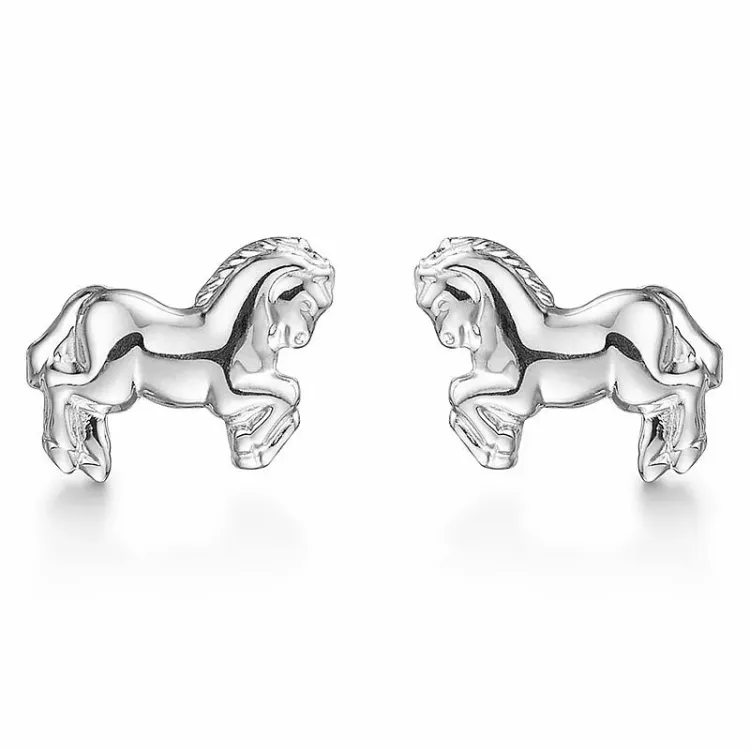 Støvring Design Pferd Ohrringe in Silber