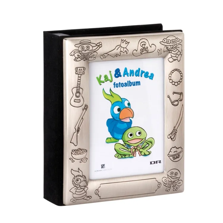 Taufgeschenk: Kaj und Andrea Fotoalbum in verzinnt  Modell: 250-76600
