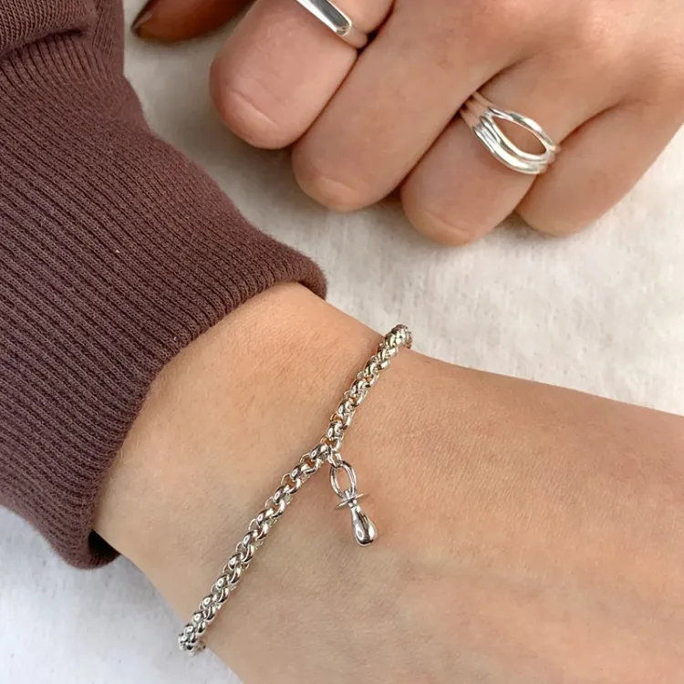 Siersbøl Schnuller Armband in Silber