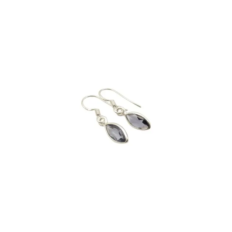 Cordierit Ohrringe in Silber