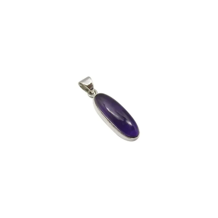 Violettem Amethyst Anhänger aus Silber