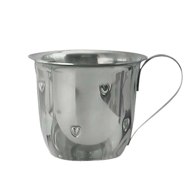 Taufgeschenk: Becher Herz in Edelstahl  Modell: 259-88035