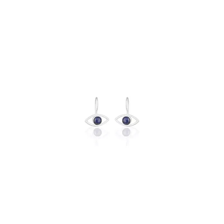 evil eye Ohrringe in Silber