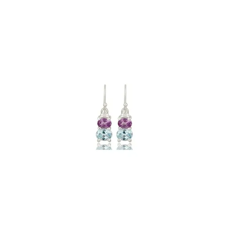 Amethyst Ohrringe in Silber
